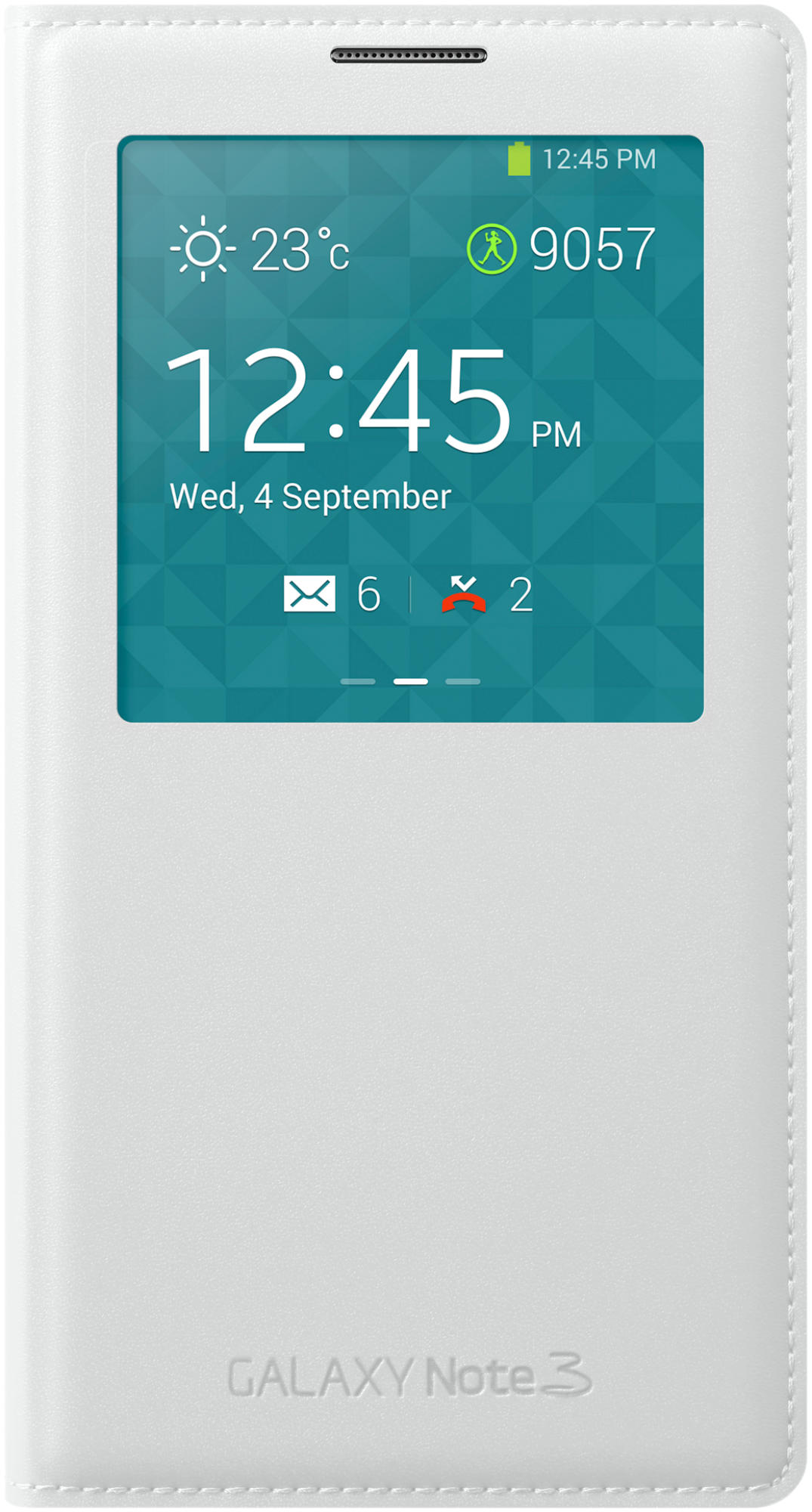 SAMSUNG Galaxy Note 3 EF-CN900BWEGWW S View Cover Beyaz