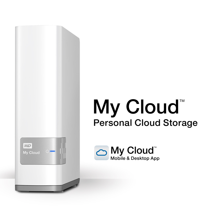 WD My Cloud™ NAS 3,5 Zoll Weiß}