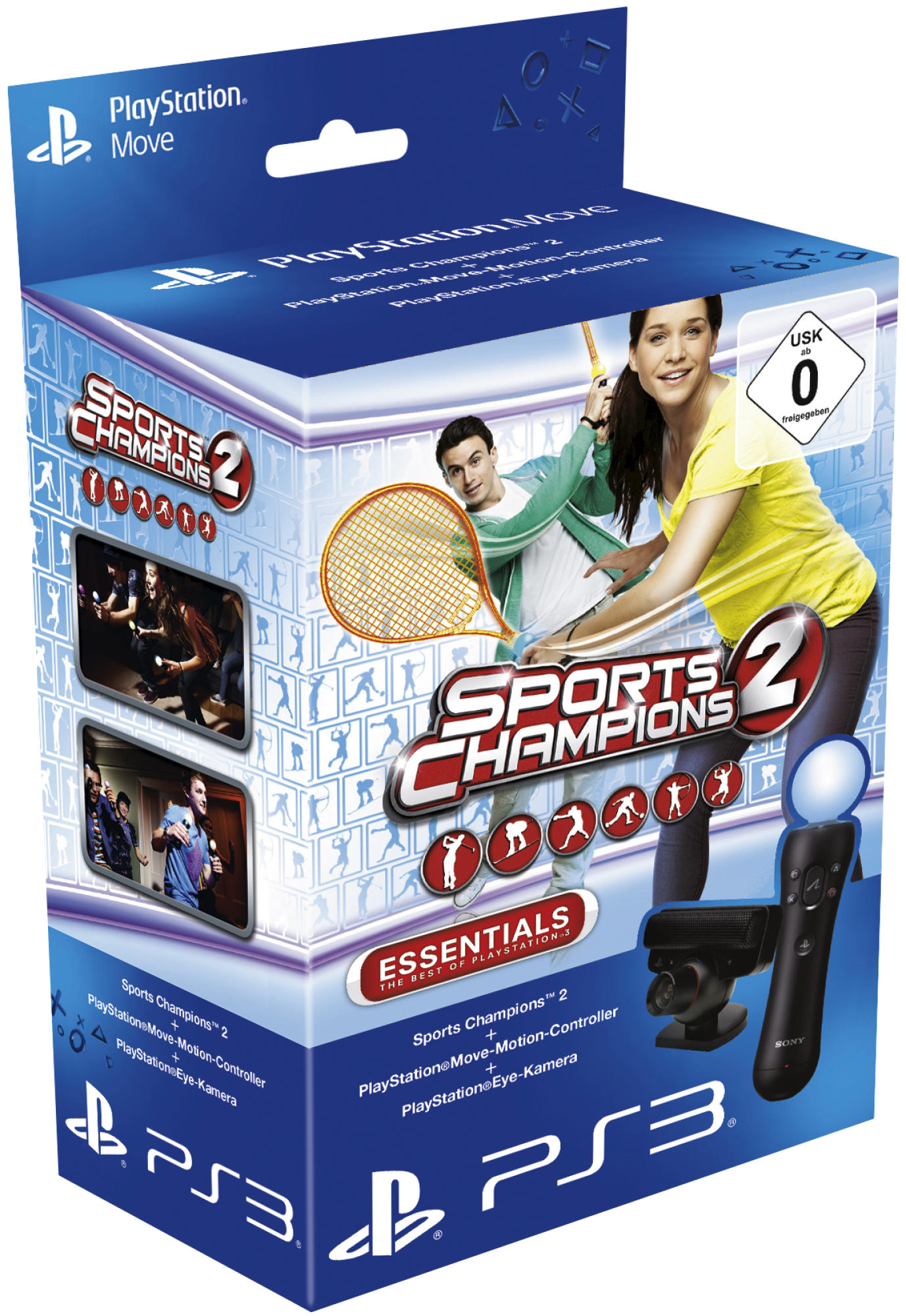 Sports Champions 2 inkl. Move-Motion-Controller + Kamera (Software Pyramide) - [PlayStation 3]