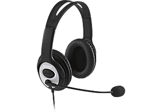 MICROSOFT LifeChat LX-3000 - Cuffie con microfono (Wired, Binaurale, Over-ear, Nero)