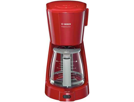BOSCH TKA 3A 034 Kaffeemaschine Rot/Hellgrau