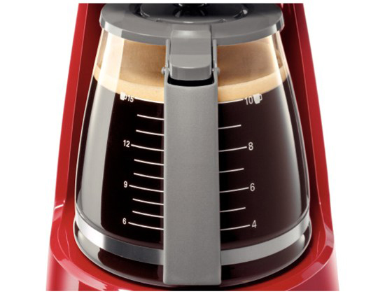 BOSCH TKA 3A 034 Kaffeemaschine Rot/Hellgrau