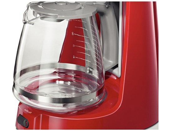 BOSCH TKA 3A 034 Kaffeemaschine Rot/Hellgrau