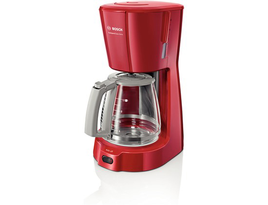 BOSCH TKA 3A 034 Kaffeemaschine Rot/Hellgrau
