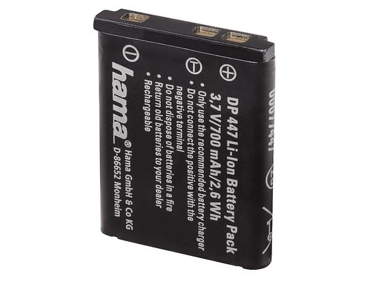 HAMA batteria fotocamera Li-Ion"DP 447" per Li42B - Batteria ricaricabile (Nero)