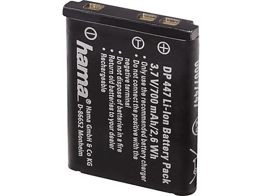 HAMA Batterie Li-Ion "DP 447" pour Li42B - Batterie (Noir)