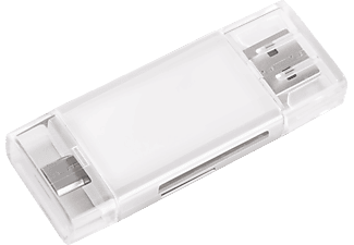 HAMA USB-2.0-OTG - lecteur de cartes (Blanc)