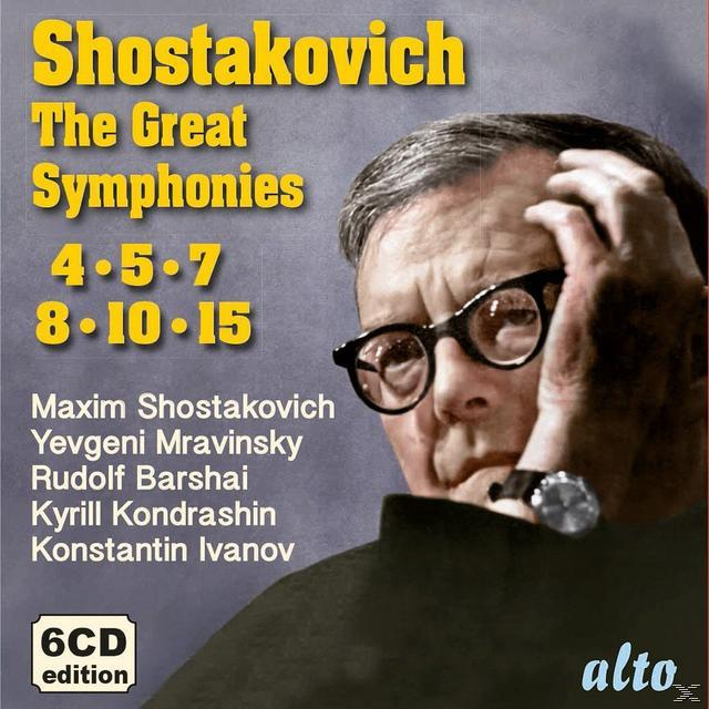 VARIOUS - Schostakowitsch: Die grossen Sinfonien-Nr.4,5,6,8,10,15/+  - (CD)