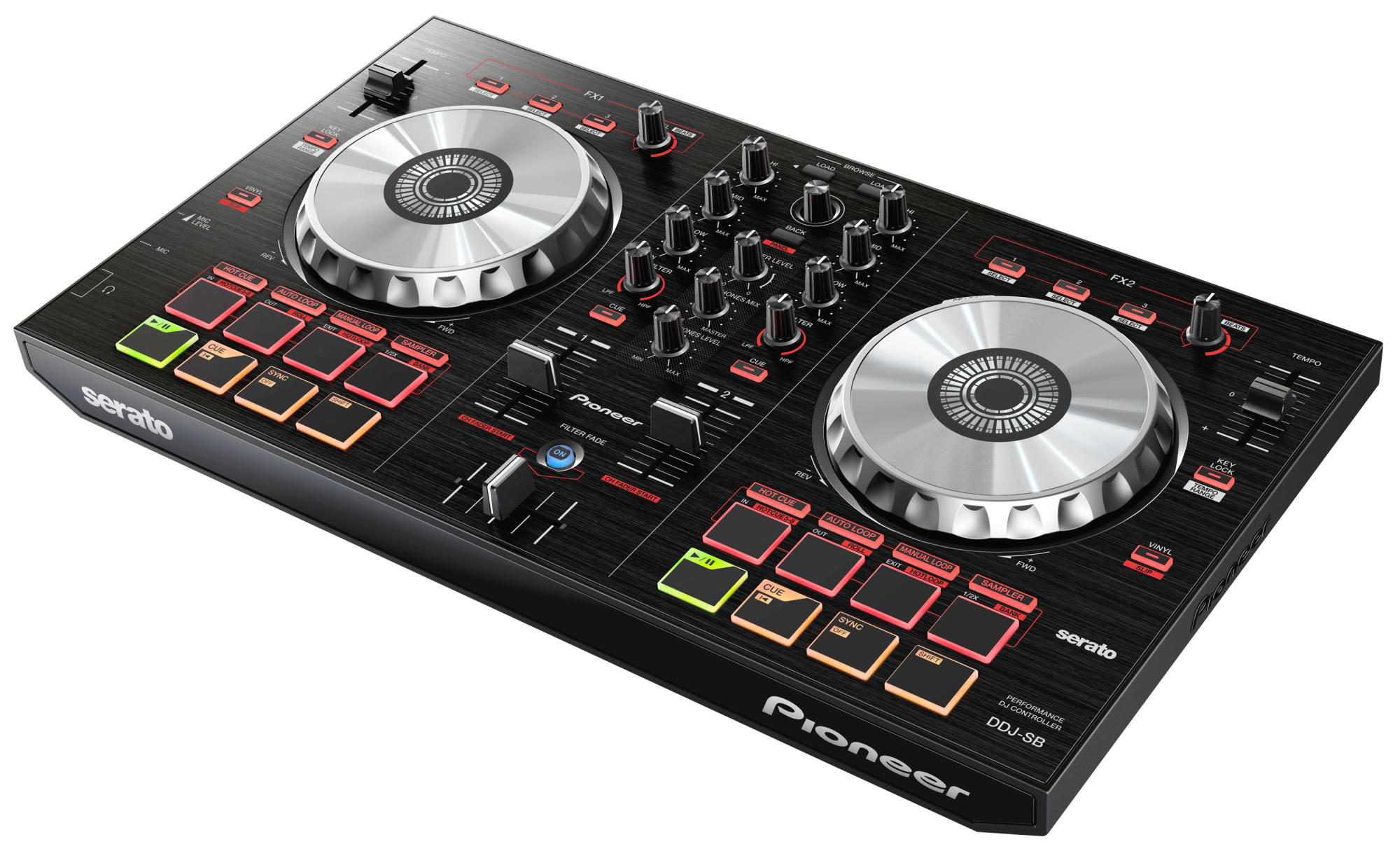 Mesa de mezclas - Pioneer DDJ-SB Negro, 2 canales