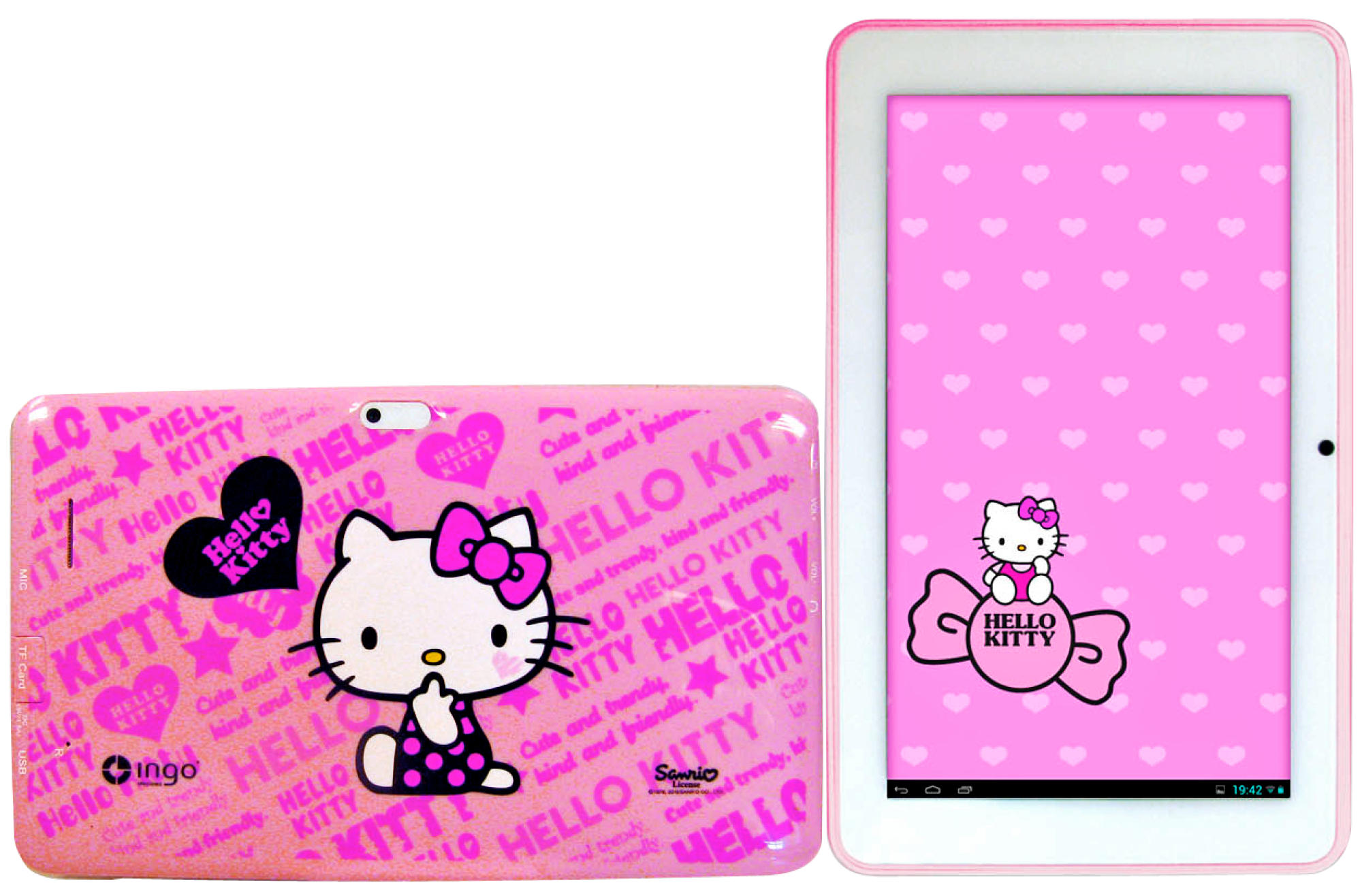 Tablet infantil - Ingo Hello Kitty 7 pulgadas, 4 GB, WiFi