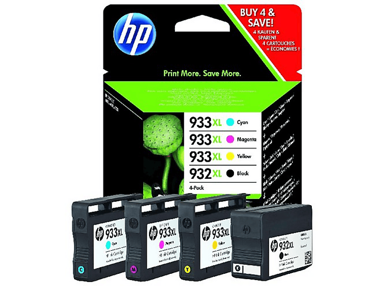 Cartucho de tinta | HP 932XL/933XL Combo 4 Pack