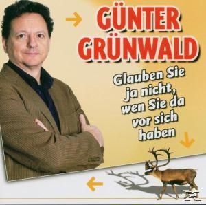 Albumcover mit Mann und Rentiersilhouette, Pfeilen und Text.