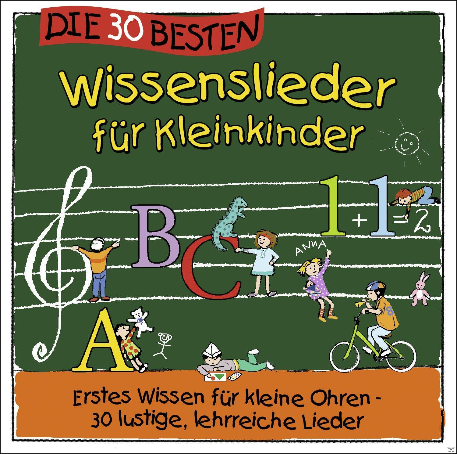 Simone Sommerland, Karsten Glück, Die Kita Frösche - Die 30 Wissenslieder Für Kleinkinder  - (CD)