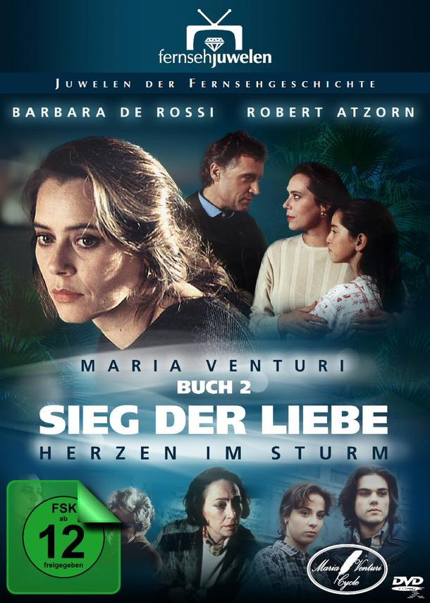 DVD-Cover: Frauenporträt und andere Personen. Titel: Maria Venturi, Sieg der Liebe.