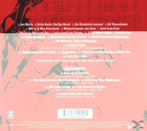 Rote und weiße CD-Hülle mit Titeln und Künstlerinformationen.