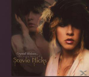 Stevie Nicks Albumcover. Ein Porträt einer Frau mit einem verschwommenen Hintergrundbild.