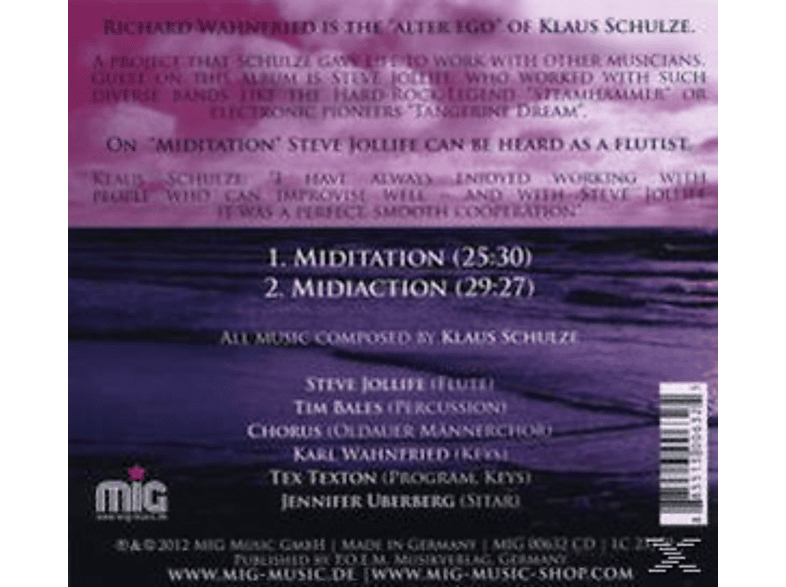 Thumbnail - Klaus Schulze - Richard Wahnfried's Miditation (CD)