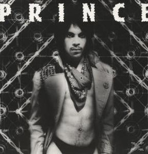 Albumcover von Prince, ein Schwarz-Weiß-Bild von Prince mit einem Schal.