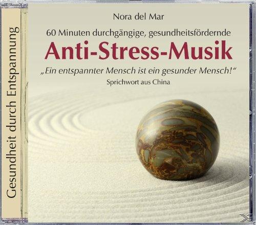 Albumcover. Ein Zen-Garten mit einer Steinkugel, Text links.