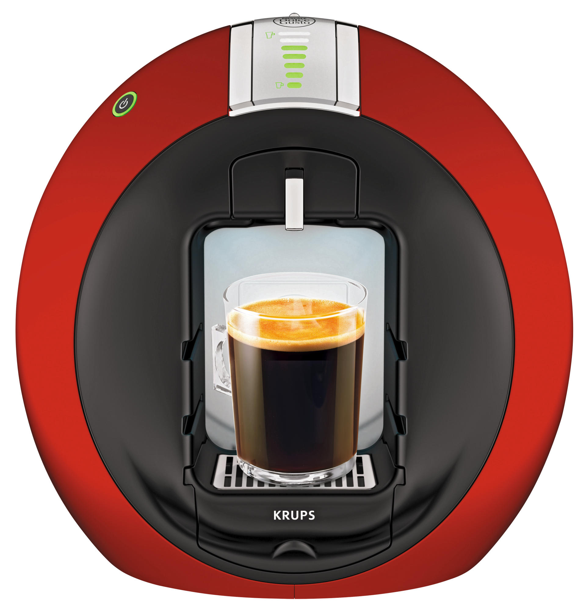 Cafetera de cápsulas - Nescafé Dolce Gusto Krups KP5105 CIRCOLO ROJA Presión de 15 bares,