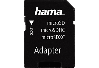 HAMA microSDHC UHS-I CL10 8GB+AD - Speicherkarte  (8 GB, 45, Schwarz)