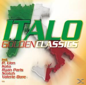 Albumcover mit italienischer Karte und Text: Italo Golden Classics.