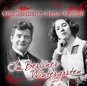 Schwarz-Weiß-Foto von zwei Personen. Text: Otto Reutter & Claire Waldorf.