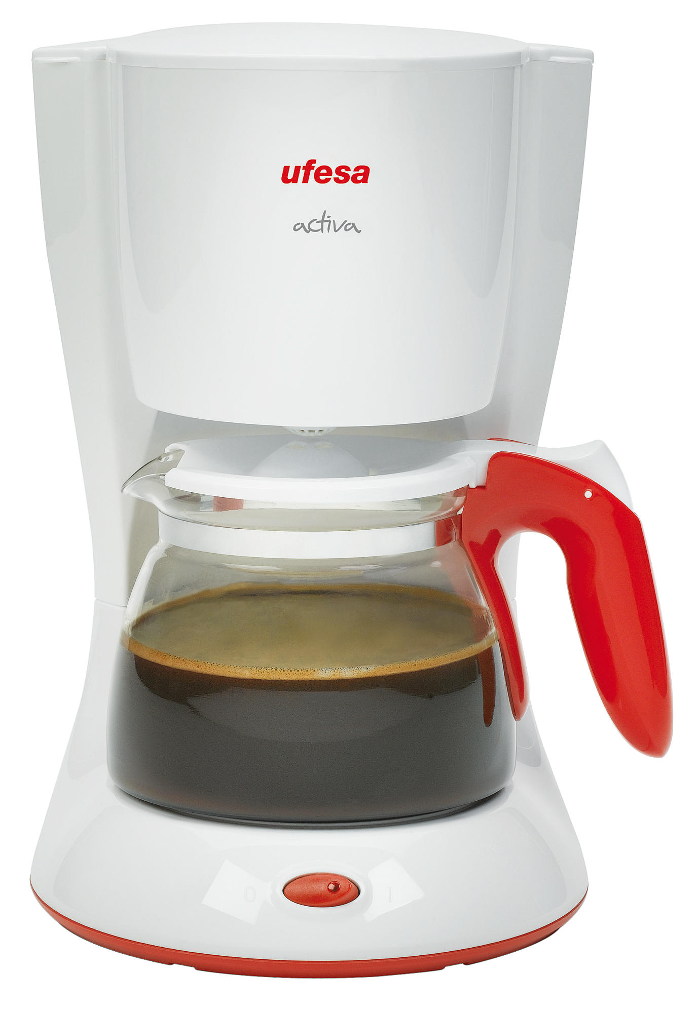 Cafetera Cg7223 1000w 1015 tazas blanca de goteo activa ufesa 1.25l 12t 7223