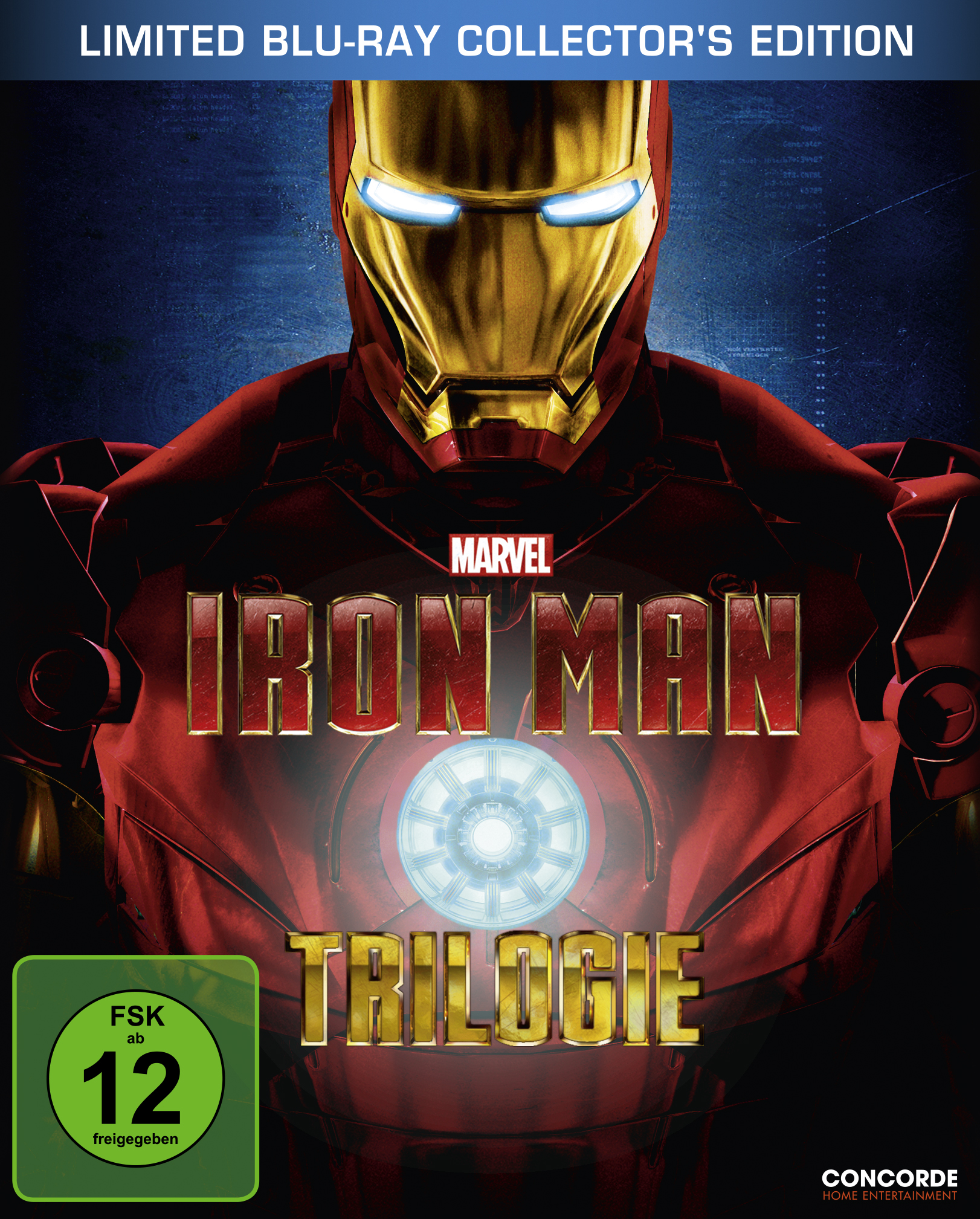 Iron Man Trilogie (Limited Blu-ray Collector’s Edition, Steelbook) Blu-ray