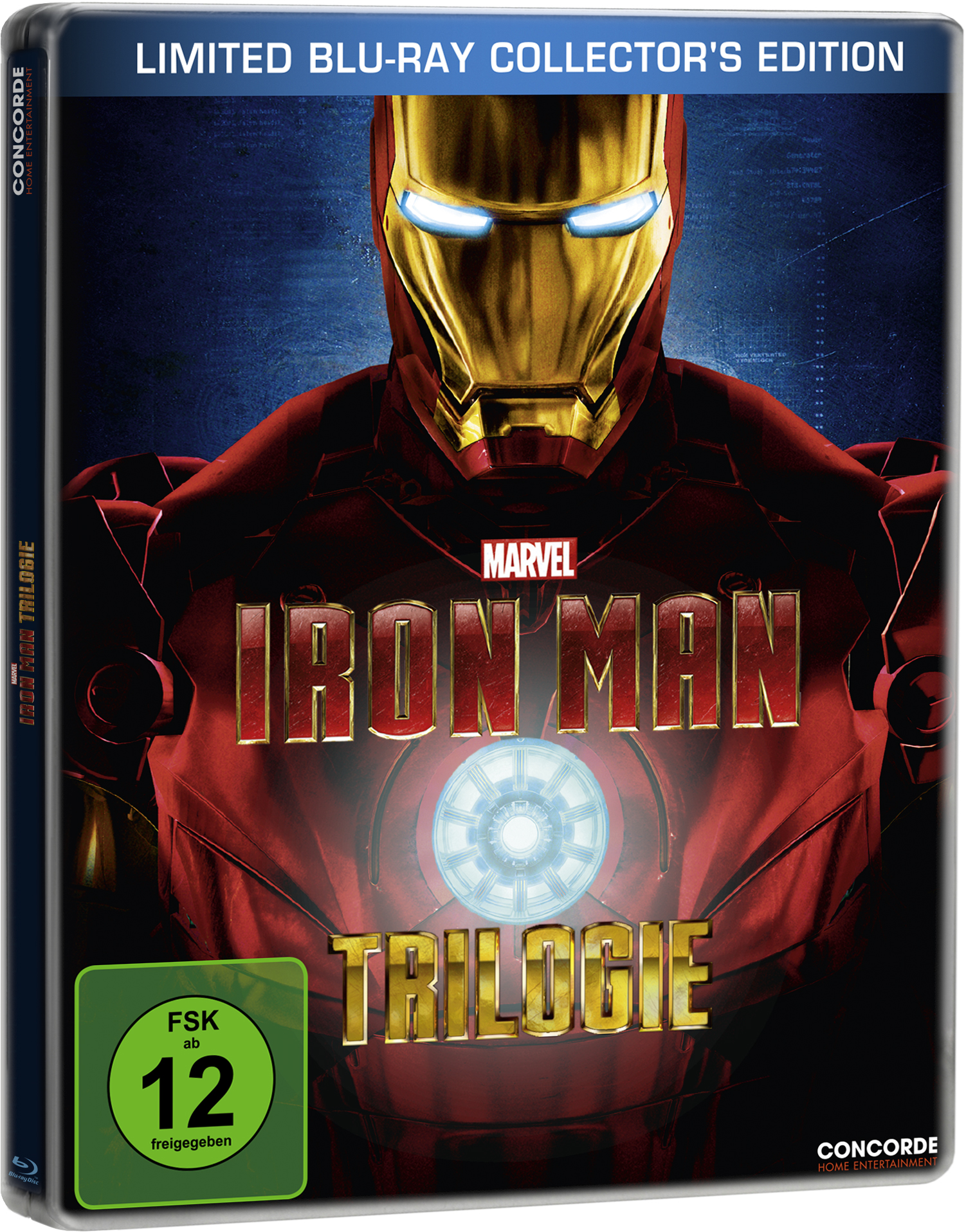 Iron Man Trilogie (Limited Blu-ray Collector’s Edition, Steelbook) Blu-ray