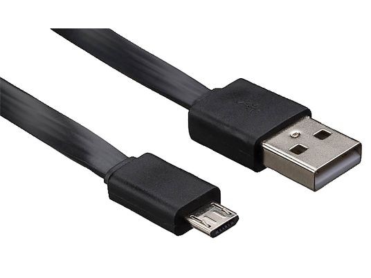 BIG BEN Câble de recharge USB, PS4 - Câble de chargement (Noir)