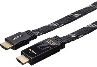 BIG BEN bigben Cavo piatto HDMI 3 m, Nero - Cavo HDMI (Nero)