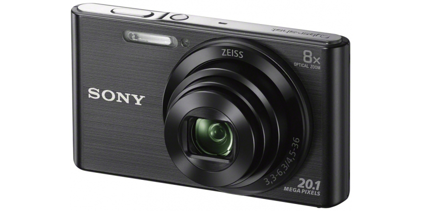 SONY Cyber-shot DSC-W830 Zeiss Digitalkamera Schwarz, 8x opt. Zoom, TFT-LCD, Xtra Fine