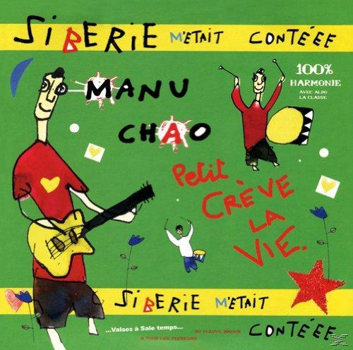 Albumcover mit Cartoonfiguren auf grünem Hintergrund. Text auf Französisch.