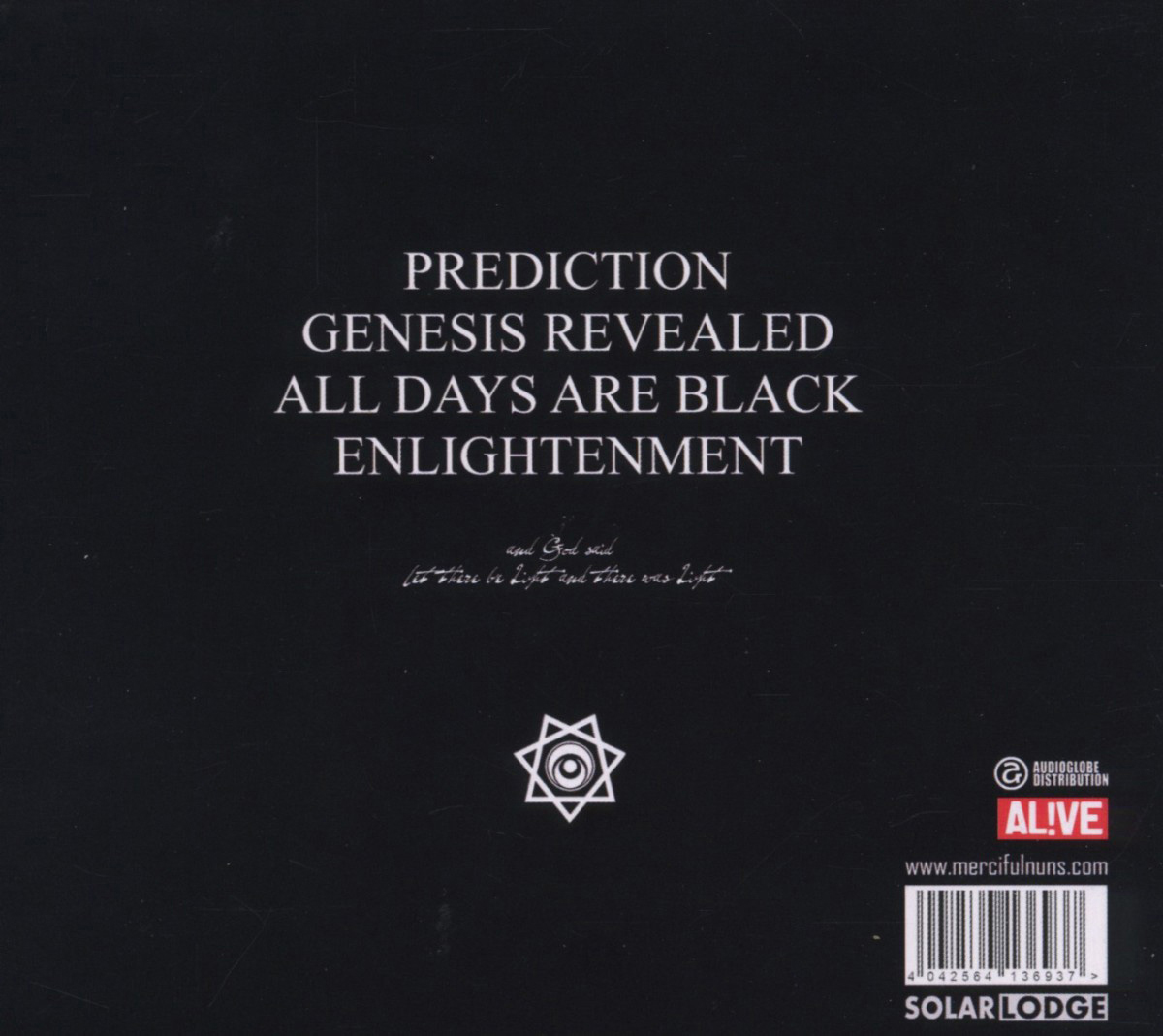 Merciful Nuns - Genesis Revealed EP  - (CD)