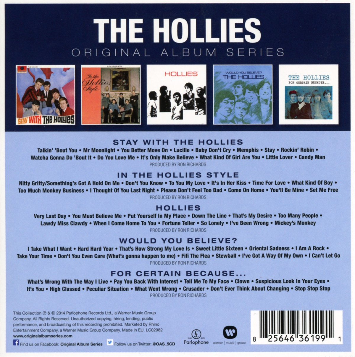 The Hollies - Original Album Series  - (CD)
