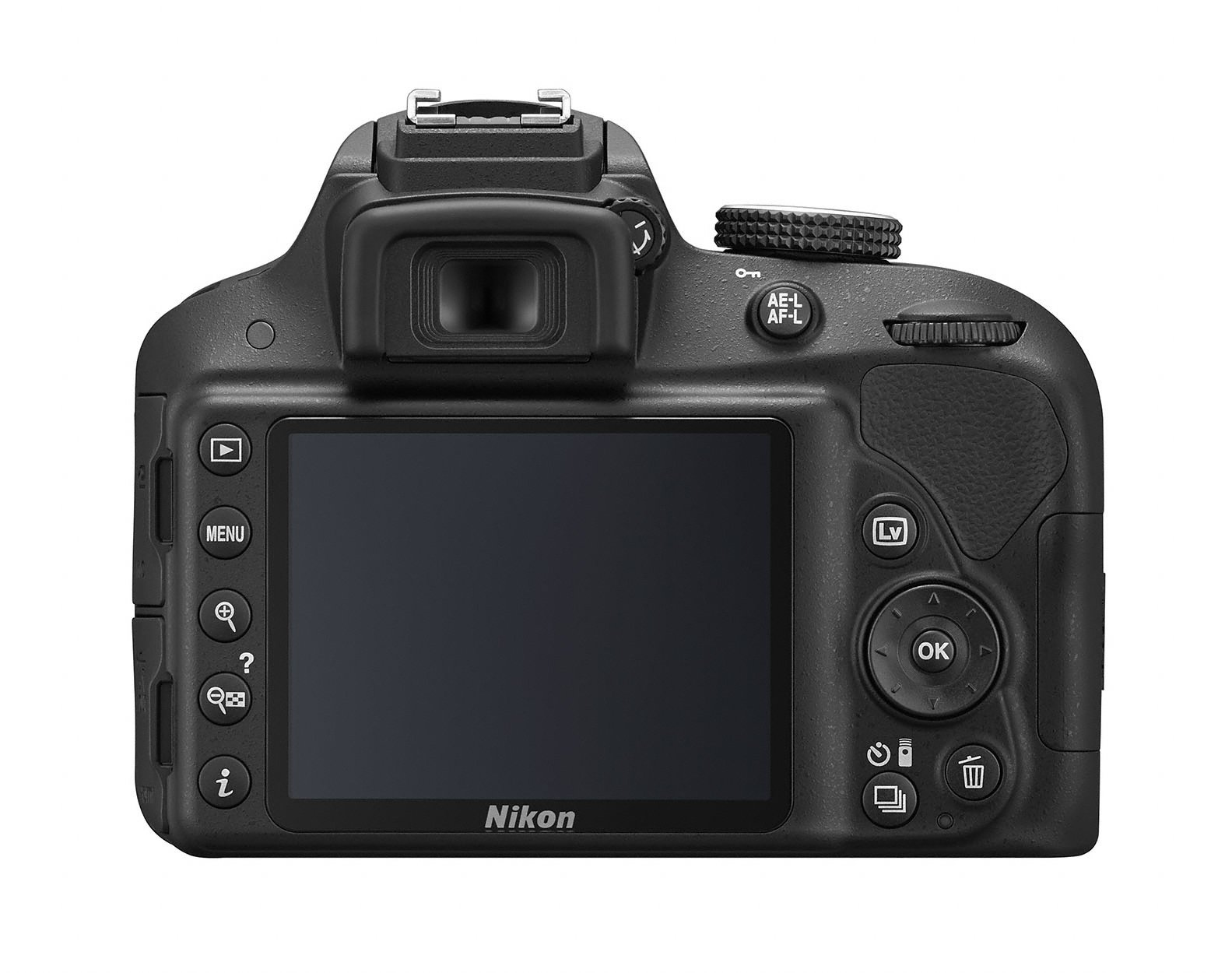 NIKON D3300 Kit Spiegelreflexkamera, 24,2 Megapixel, 18-105 mm Objektiv (VR), Schwarz