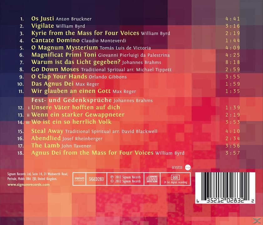CD-Rückseite mit Musik-Trackliste und Credits. Enthält einen Barcode und Informationen zum Schallplattenlabel.