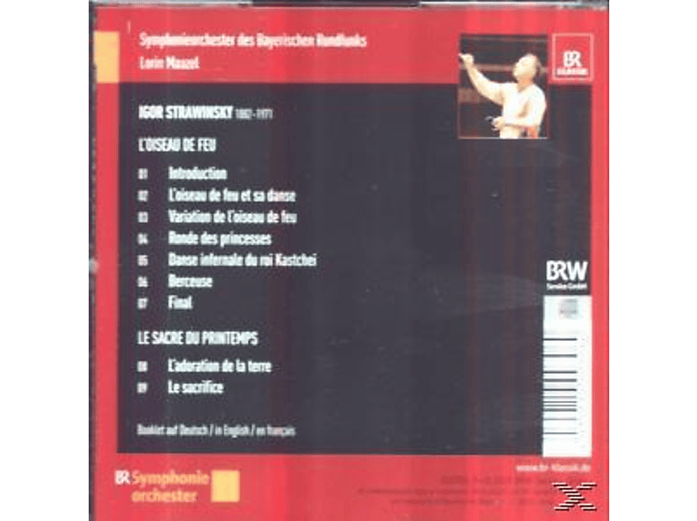 Thumbnail - Lorin & Br So Maazel, Lorin/sobr Maazel - Feuervogel/Sacre Du Printemps (CD)