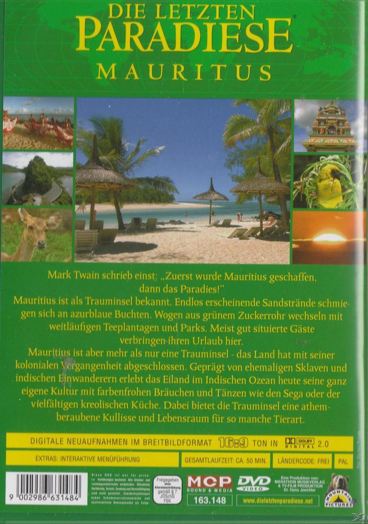 Mauritius DVD Paradiese: Die letzten