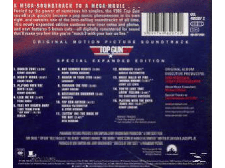 Thumbnail - VARIOUS - TOP GUN-MOTION PICTURE SOUNDTRACK (SPECIAL EXPAN (CD)