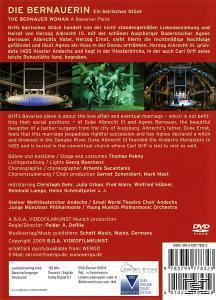 VARIOUS Bernauerin - Orff: Die - (DVD) Carl