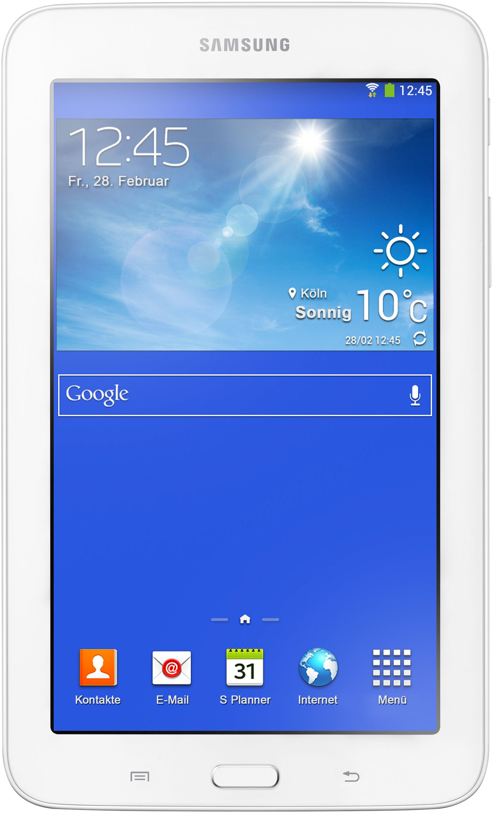 SAMSUNG GALAXY Tab 3 7.0 Lite Wi-Fi weiß, Tablet, 8 GB, 7 Zoll, weiss