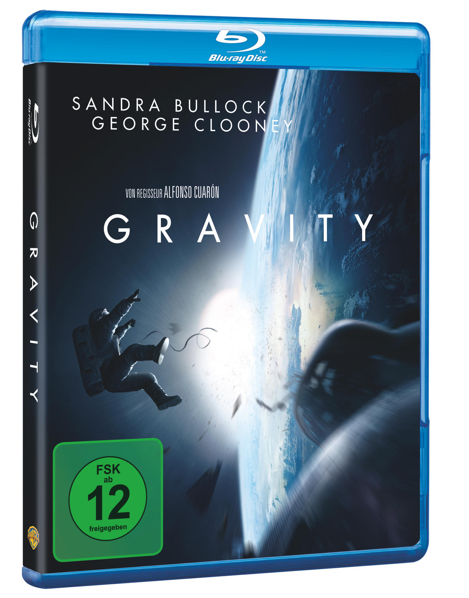 Blu-Ray-Filmcover. Ein Astronaut schwebt im Weltraum, ein Planet ist sichtbar.