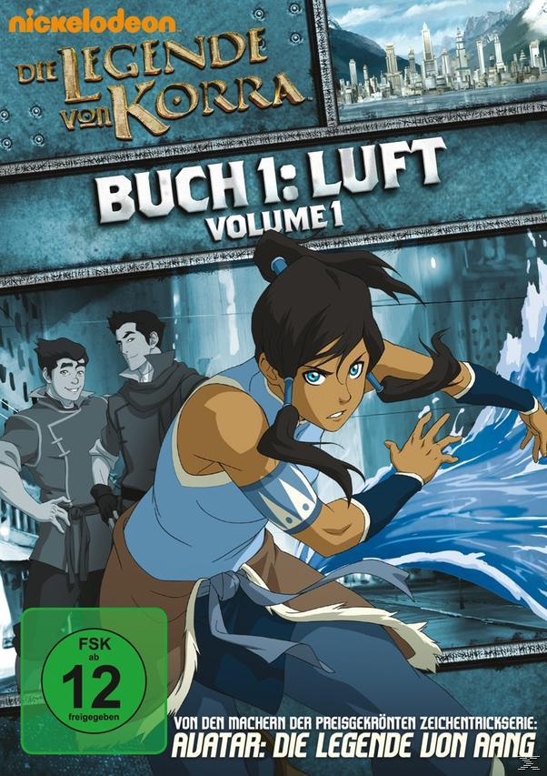 Die Legende von Korra - Buch 1: Luft, Vol. 1 DVD