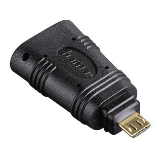 HAMA 54514 ADAPTER USB2 OTG A/MIC-B - OTG-Adapter, Schwarz