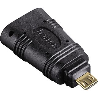 HAMA 54514 ADAPTER USB2 OTG A/MIC-B - OTG-Adapter, Schwarz
