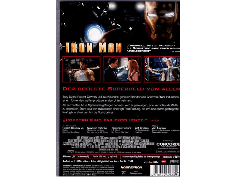 Thumbnail - Iron Man (Original deutsche Kino-Version) DVD
