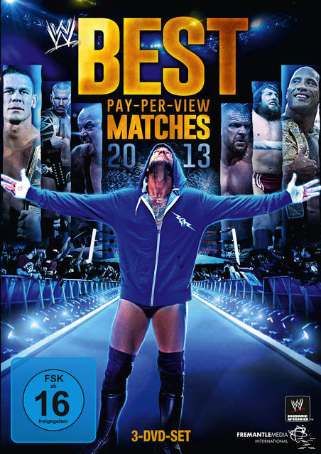DVD-Cover mit einem Wrestler in der Mitte, umgeben von anderen Wrestlern und dem WWE-Logo.