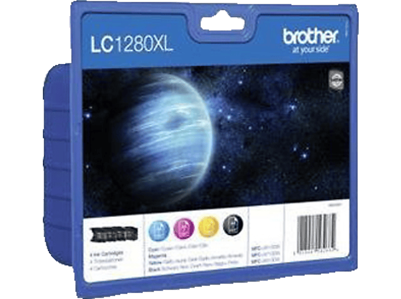 BROTHER LC-1280XL Blister Zwart - Cyaan - Magenta - Geel